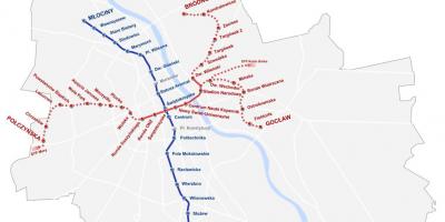 Metro peta Warsaw