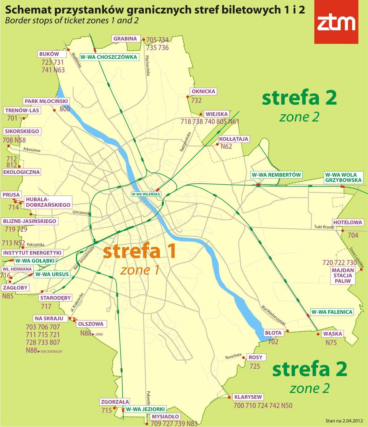 Warsaw zona 1 peta