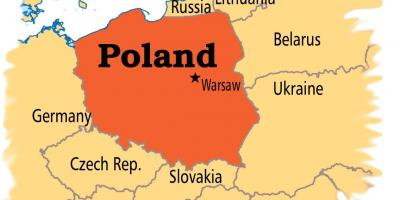 Warsaw dalam peta